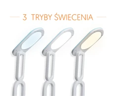 Lamex sulankstoma LED stalinė lempa 10W, 3000/4500/6000K, 1200mAh, mėlynas, LTC