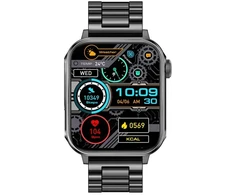 Išmanusis laikrodis Colmi P80 smartwatch (steel juodas)