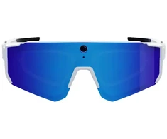 Colmi V06 AI Baltas Sports Sunglasses (with mėlynas lenses)