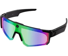 Colmi V06 AI Sports Sunglasses (Juodas with Mėlyna Lenses)