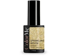 ColorMe Cosmetics, Sparkling Moon, Sheer, Semi-Permanent Nagų lakas, Transparent, 10 ml