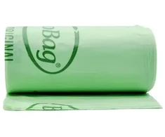 Compostable garbage bags BioBag 80L Superline (20 pcs. per roll) 23mkr. 68x91cm žalias