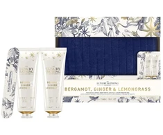 The Luxury Bathing Bergamot, Ginger &amp; Lemongrass Body Care Gift Set 4 pcs