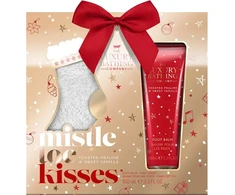 The Luxury Bathing Company: Toasted Praline &amp; Sweet Vanilla Drėkinantis ir maitinantis pėdų balzamas, 100 ml + Prabangios tekstilės kojinės Baltas Moterims