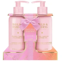 Conjunto Mãos Baylis &amp; Harding Hand Care Lux Peach 2x300ml