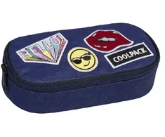 Cool Pack Penalas su užtrauktuku CAMPUS (BADGES G DENIM), vieno skyriaus