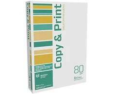 Copy &amp; Print Mėlyna Papier kserograficzny Officeo, Mėlyna A4, 80 g/m2, balta, 500 arkusza, nadaje się do laser + atram.