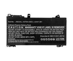 Coreparts Pagrindinės dalys HP 44WH Li-Pol 11.55V 3.8Ah 6BN40EA, 6BN46ET, ProBook 430G6