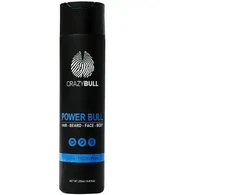 Crazy Bull CrazyBull Power Bull plaukų, barzdos, veido ir kūno šampūnas 250 ml