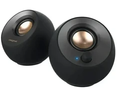 Kompiuterio kolonėlės Creative Głośniki do komputera 2.0 Pebble V2 juoda juodas USB-C