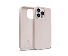 Crong Color Cover Liquid Silicone dėklas skirtas Apple iPhone 14 Pro Sand Rožinė