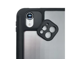 Crong PrimeFolio do iPad Pro 11" (2022-2021) / iPad Air 11” M2 (2024) / iPad Air 10.9” (5-4 gen.) juoda/permatomas