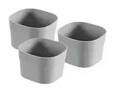 Curver Box-divider set 3gb. Infinity Recycled XS 8x8x5cm pilkas