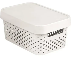 Curver Box with lid Infinity Recycled 4,5L 27x19x12cm baltas