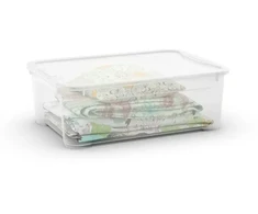 Curver Box with lid T Box M 32L 39x55,5x19cm transparent