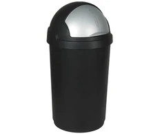 Curver Bullet 50L juodas/sidabrinis waste bucket