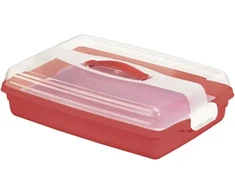 Curver Cake transport box rectangular 45x29,5x11,1cm red