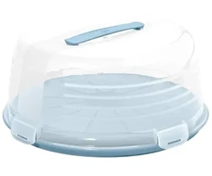 Curver Cake transport box round Ø34.7x15.6cm mėlynas