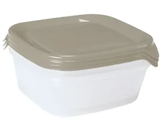 Curver Food container set 3 pcs. square 3x0.8L Fresh&amp;Go beige