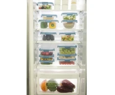 Keter CURVER MAISTO DĖŽUTĖ STAČIAKAMPĖ SMART FRESH 5L/SKAIDRI/PILKŠVAI MĖLYNA