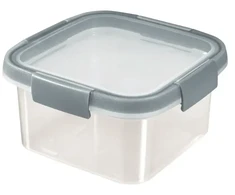 Curver / Keter CURVER SQUARE MAISTO KONTEINeris 0,9L /SKAIDRUS/ PILKA MĖLYNA