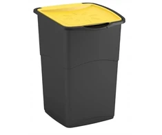 CURVER KOSZ NA ŚMIECI "KORAL BIN" 47L /JUODA/ Geltonas