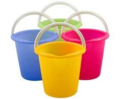 Curver Bucket Kibiras su rankena Talpykla 10L spalvų mišinys Curver - kopija