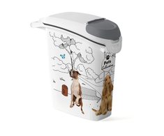 Curver Kreivė | Pet Life šunų ėdalo konteineris, 10 kg | Baltas