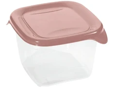 CURVER MAISTO DĖŽUTĖ FRESH&GO 0,45L KVADRATINĖ ROŽINĖ