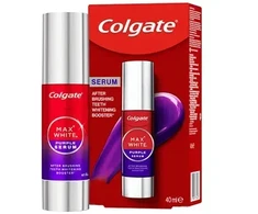 Colgate Max Baltas Violetinė Serum – dantų balinimo serumas 40 ml