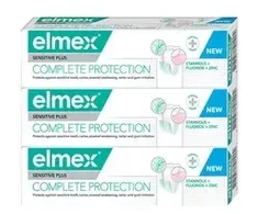 Elmex Dantų pasta Sensitiv e Plus Complete Protection Tripack 3 x 75 ml