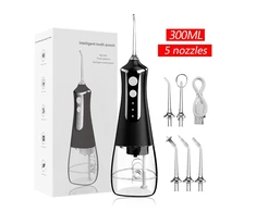 Extralink Beauty Intelligent Vanduo Flosser L10 Juodas | Irygator | 2000mAh, IPX6