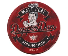 Dapper Dan Matt Clay stiprios fiksacijos, matinis plaukų modeliavimo molis, 100 ml
