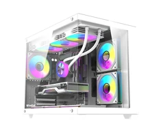 DarkFlash B275 PRO computer case (baltas) + 6 fans