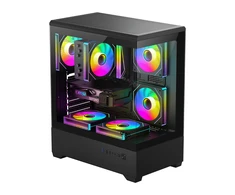 DarkFlash C365 computer case (juodas) + 5 fans