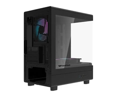 „Darkflash DB330M“ kompiuterio korpusas + 3 ventiliatoriai (juodas)