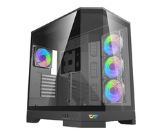Darkflash DQX90 kompiuterio dėklas (juodas)