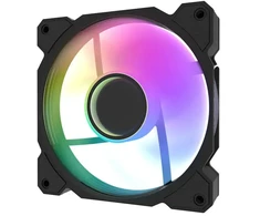 Darkflash DR08 trys viename aušinimo ventiliatorius (juodas)