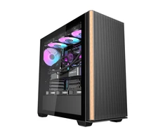 Darkflash DS900WS computer case (juodas) + 4 fans