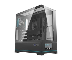 Darkflash DY451 PRO kompiuterio dėklas su ventiliatoriumi (juodas)
