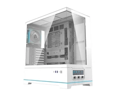 Darkflash DY451 PRO kompiuterio dėklas su ventiliatoriumi (baltas)
