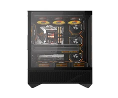 Darkflash DY460 computer case (Juodas) + 4 ARGB fans