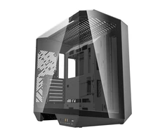 Darkflash DY470 kompiuterio dėklas be ventiliatorių (juodas)