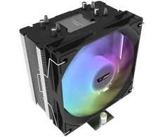 Procesoriaus Aušintuvas - DarkFlash S31 ARGB Juodas 120 × 120 × 25 mm 800–1 800 Aps./min. Hidroguolių Ventiliatorius Intel LGA 1851/1700/12XX/115X AMD AM5/AM4 Lizdams Juodas