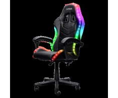 TRUST GXT 704 RONIQ RGB juoda žaidimų kėdė