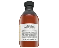 Davines ALCHEMIC Šampūnas Golden dažantis šampūnas medaus ir šiltų atspalvių plaukams, 280 ml