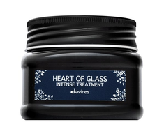 Davines HEART OF GLASS Intense Treatment šviesius plaukus stiprinanti kaukė, 150 ml
