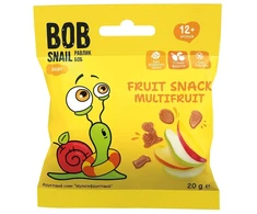 Dažādu augļu uzkoda BOB SNAIL, 20g