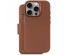 Decoded Leather Detachable Wallet MagSafe with Wallet Apple iPhone 16 Pro - dėklas telefonui rudos spalvos