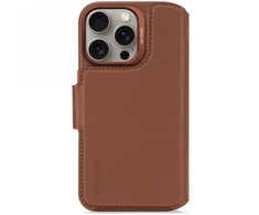 Decoded Leather Detachable Wallet MagSafe with Wallet Apple iPhone 16 Pro - dėklas telefonui rudos spalvos